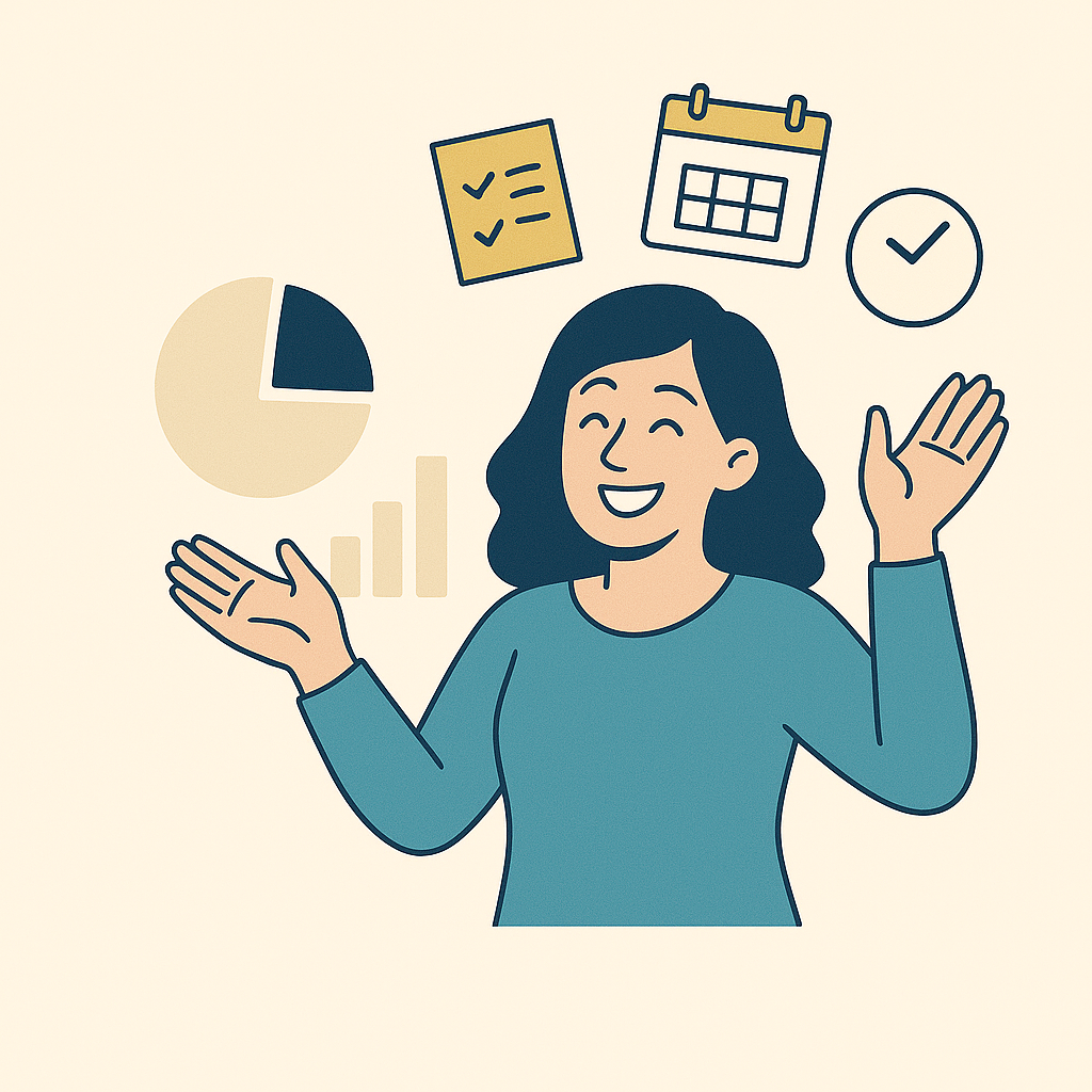 Project management illustration